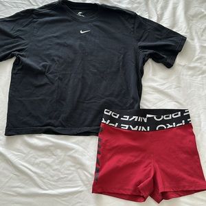 The Nike Tee & Nike Pro Spandex COMBO